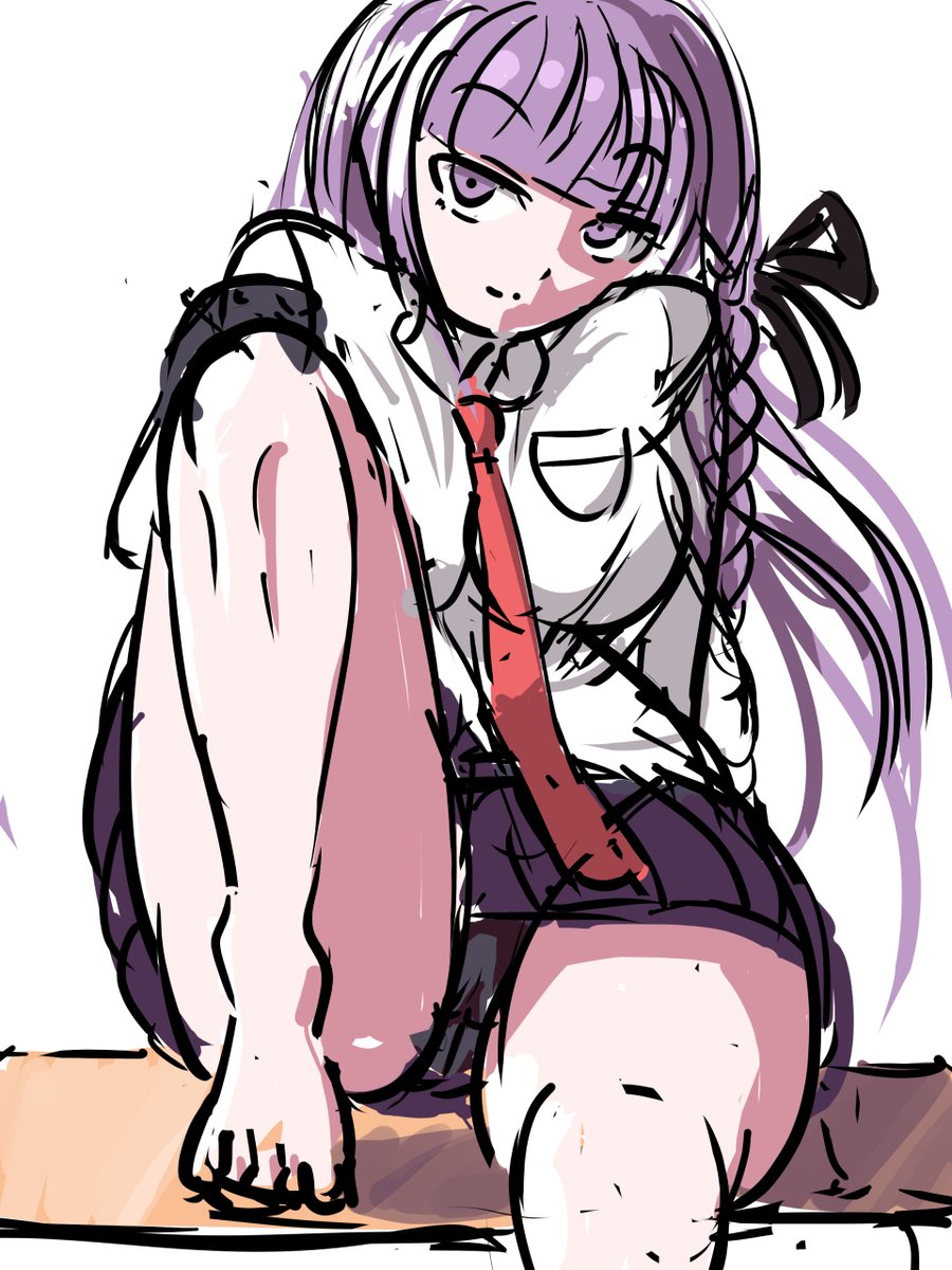 binbincho's tweet photo. 久々に描いてみたダンロンキャラ・ラフ
霧切響子＆舞園さやか https://t.co/eRKY7wbFej