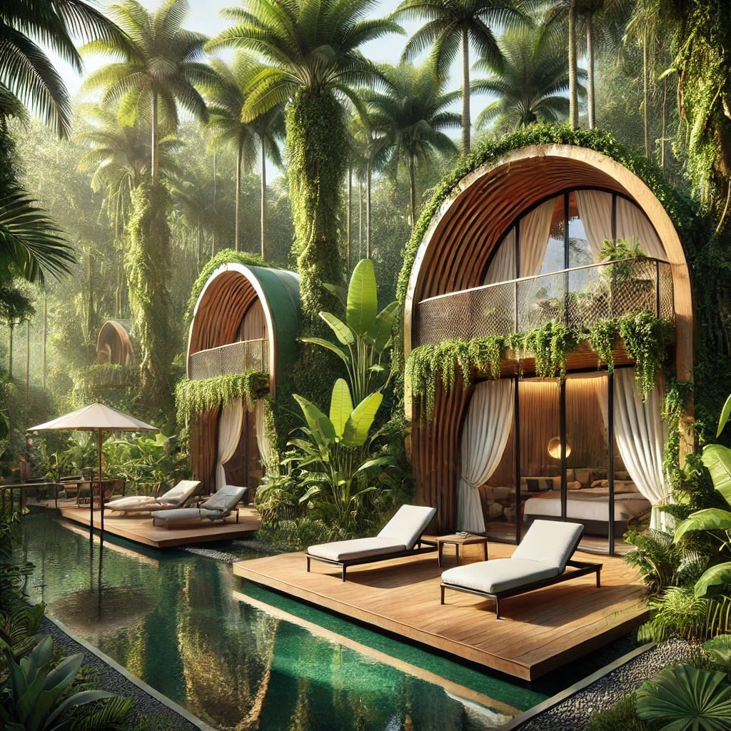 Love brainstorming new resort experiences. This is one I want to stay at! Would you visit this tropical jungle resort in Miami?