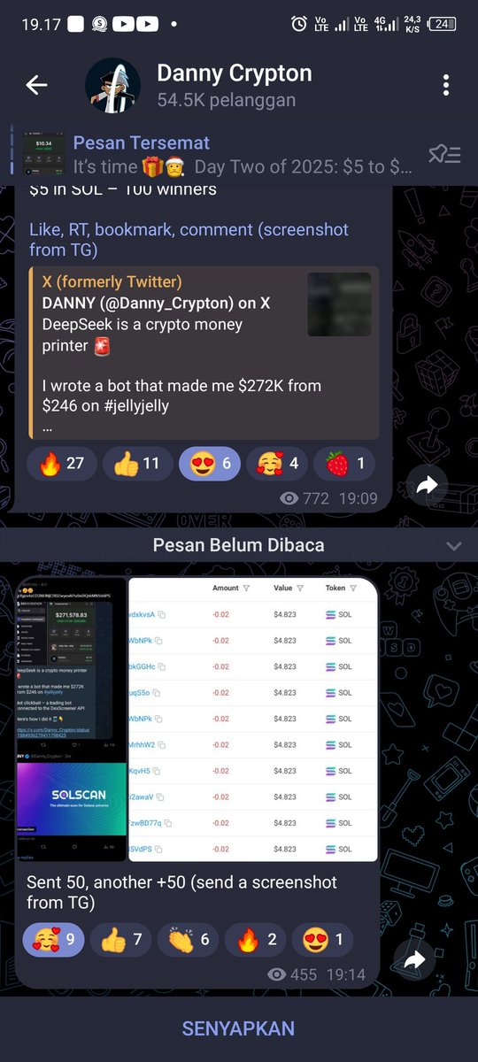 Airdrop_chipset's tweet photo. @Danny_Crypton Bless me

FBrgk1GTPQuHbSNhCjaGFD73KUmGBFigA3kHBBsa1k6z https://t.co/c2Rpy3KmXJ