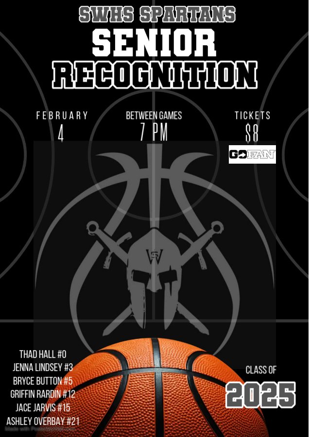 Kristen Fox Wyrick (@fox_wyrick) on Twitter photo Come out and support this year's Seniors! Tuesday, 2/4! Girl's tipoff is at 6PM! πβοΈπ€
<a href="/SWHSGirlsbball/">SWHSGirlsbball</a> <a href="/SouthWarrenHS/">South Warren High School</a> <a href="/SWSpartanAthl/">South Warren High School Athletics</a> <a href="/SWHS_Sports/">SW Sports</a> Come out and support this year's Seniors! Tuesday, 2/4! Girl's tipoff is at 6PM! πβοΈπ€
<a href="/SWHSGirlsbball/">SWHSGirlsbball</a> <a href="/SouthWarrenHS/">South Warren High School</a> <a href="/SWSpartanAthl/">South Warren High School Athletics</a> <a href="/SWHS_Sports/">SW Sports</a>