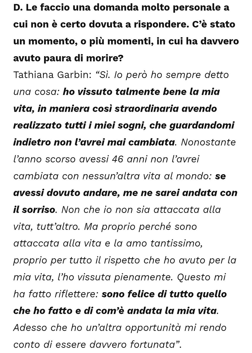giovannipelazzo's tweet image. Tathiana Garbin, una donna in missione.
Lo è ancora con le sue ragazze, lo è stata prima verso se stessa.
Il libro, il patriarcato, il mondo LGBTQ+ nel tennis, la paura della morte (in foto un estratto molto emozionante).
L'intervista completa 👇❤️
ubitennis.com/blog/2025/01/3…