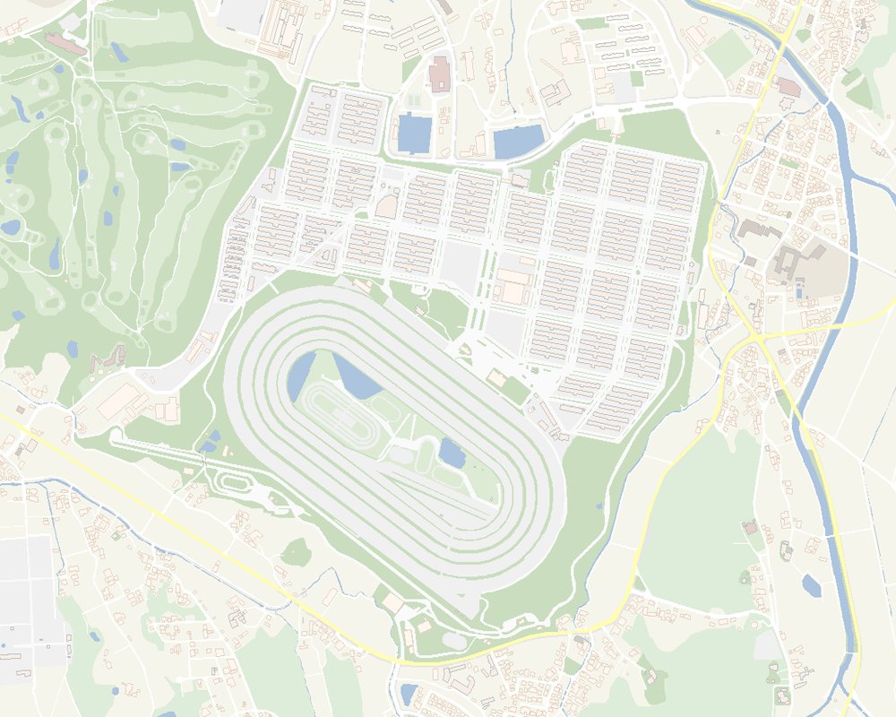 【#地理好きさんへの挑戦状 312】
画像の場所はどこでしょう？

月曜日から頭の体操！「#競馬場マップ」だけで日本の地域（競馬施設🏇）を当ててください。皆様のご挑戦をお待ちしております！