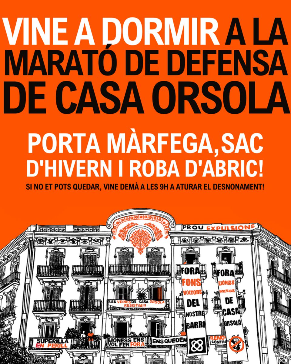 Aquesta nit a #CasaOrsola