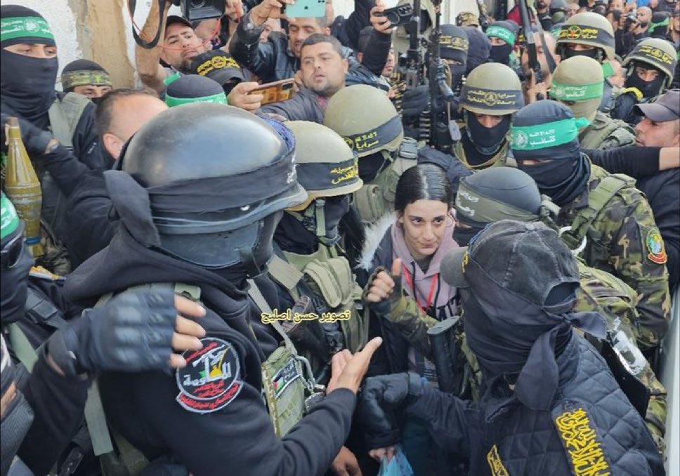 BREAKING: Israel ordered the buses carrying the released terrorists from today’s exchange to turn around and get back to prison.

The move is in response to the savage images from the release of the hostages that were nearly lynched by those monsters.

Wow. Good move!