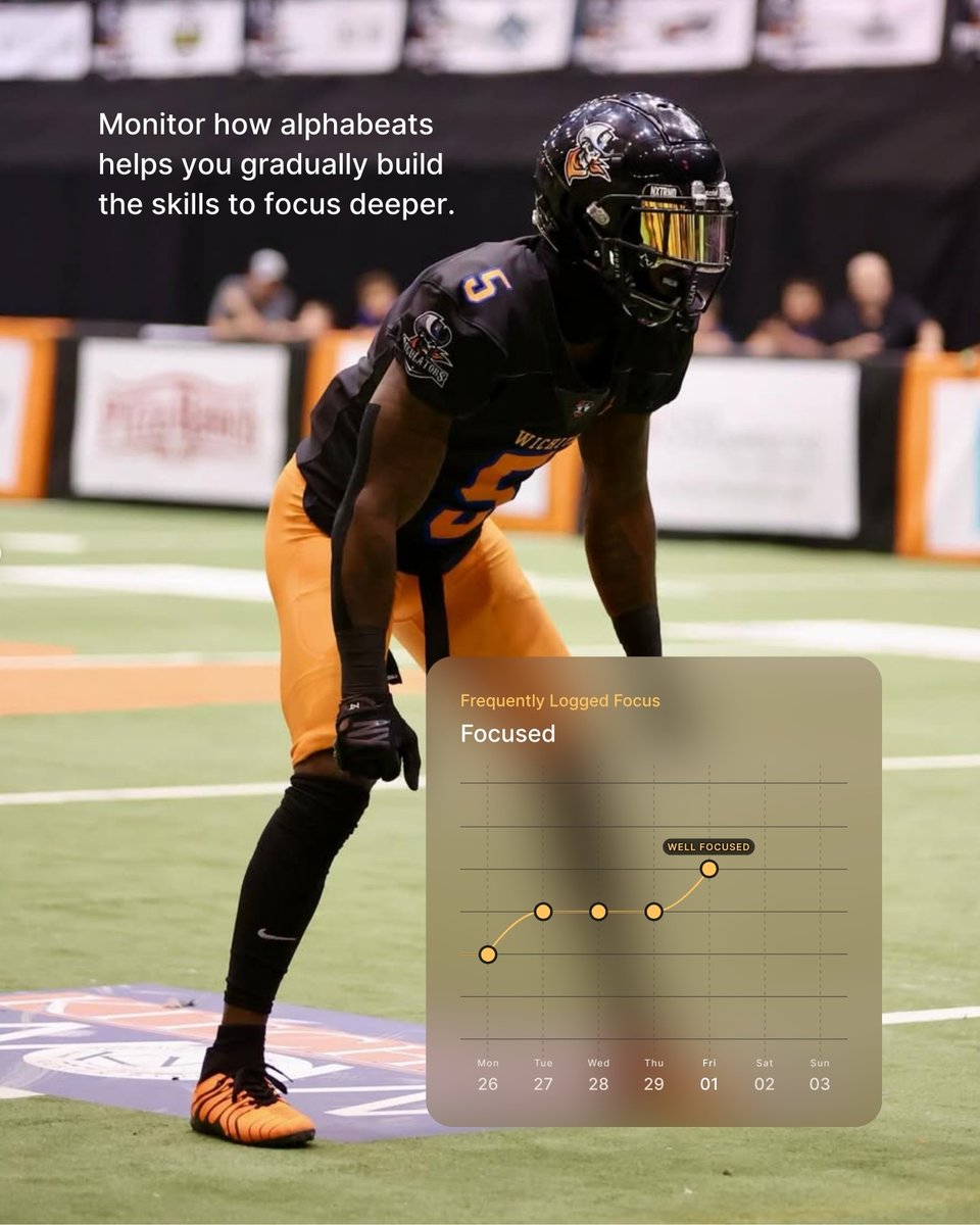 Who said off-season had to be off-key? 🎵 Just ask DeWayne Autrey, who's turning downtime into dominate-time with alphabeats. 

🔗 Read more tips (from users) for getting your mind into focus with alphabeats: bit.ly/4ec5FwI

#alphabeats #braintraining #neurofeedback