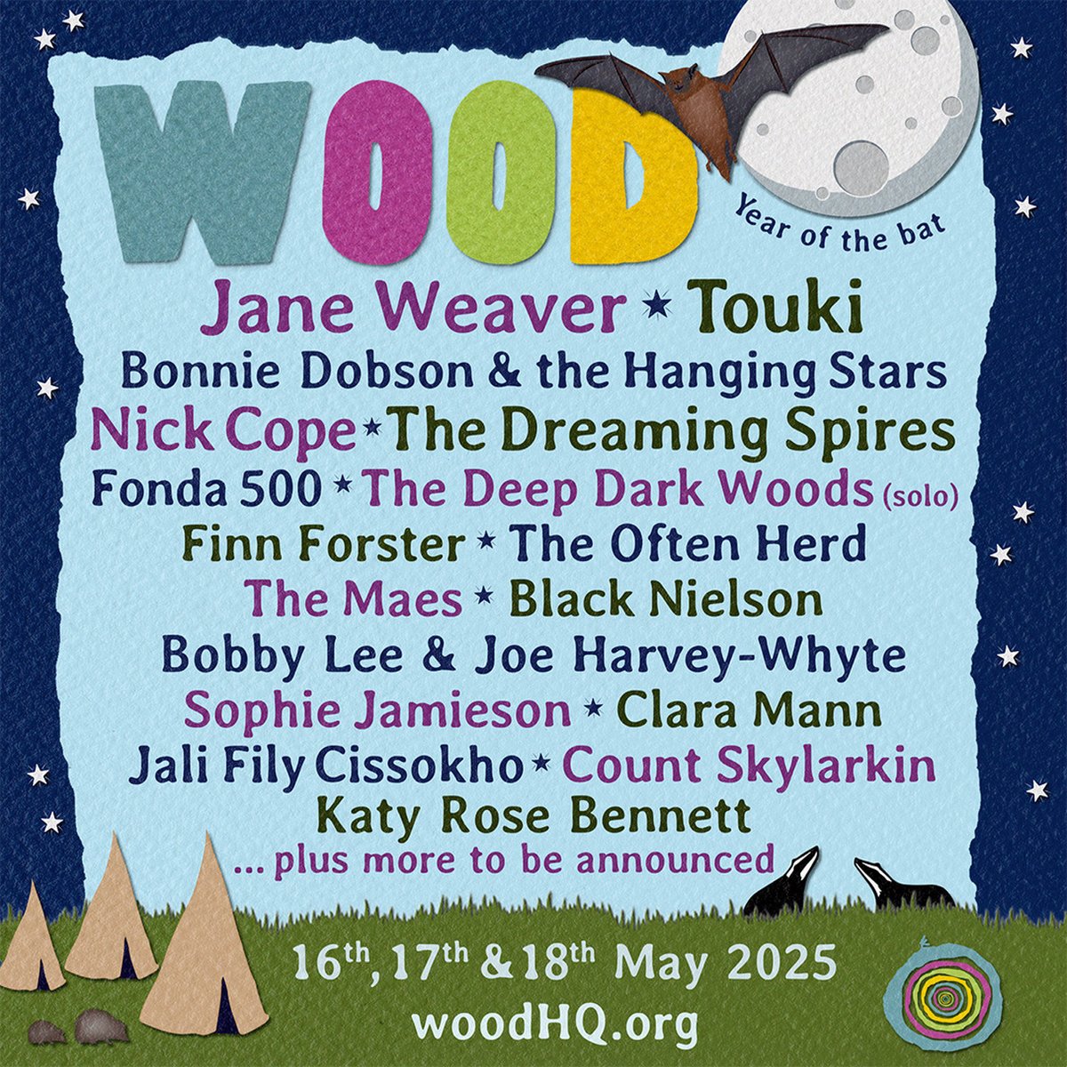 Our first Black Nielson show for 20 years is at the always lovely Wood Festival.
Come relive the early 2000's with us and the best band at any festival <a href="/Fonda500/">Fonda 500</a> 
Link to tickets here: woodhq.org/wood-buy-ticke…