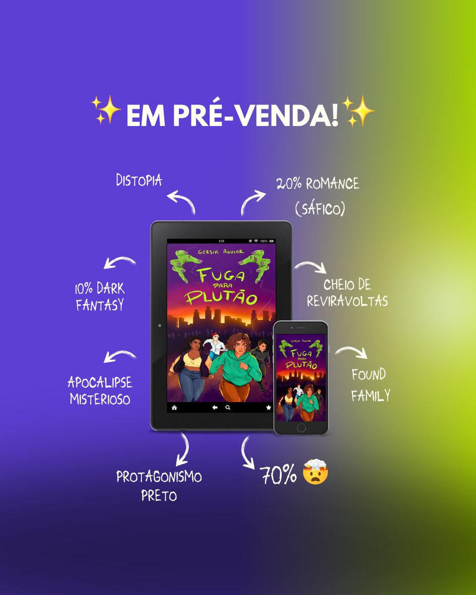 gersikaguiar's tweet photo. ✨️Pré-venda ON até amanhã! Booora! 🏃🏾‍♀️🧟‍♀️📚 https://t.co/GvQhmW3UZp