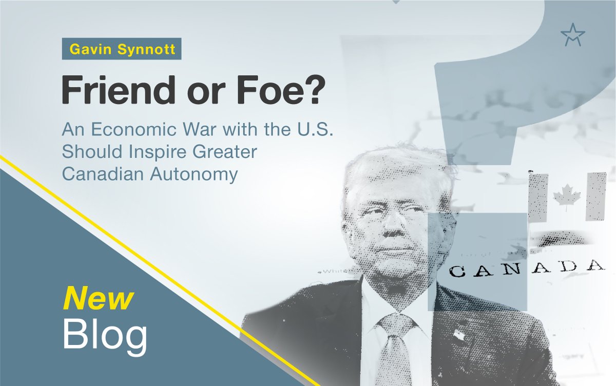 MartensCentre's tweet photo. 'Friend or Foe? An Economic War With the U.S. Should Inspire Greater Canadian Autonomy'

Our latest blog post, authored by @GavinSynn, discusses how Canada could protect its economic security in the current political climate.

Read it here today 👉 https://t.co/yocpFGcgeC https://t.co/KUdVvh5HL3