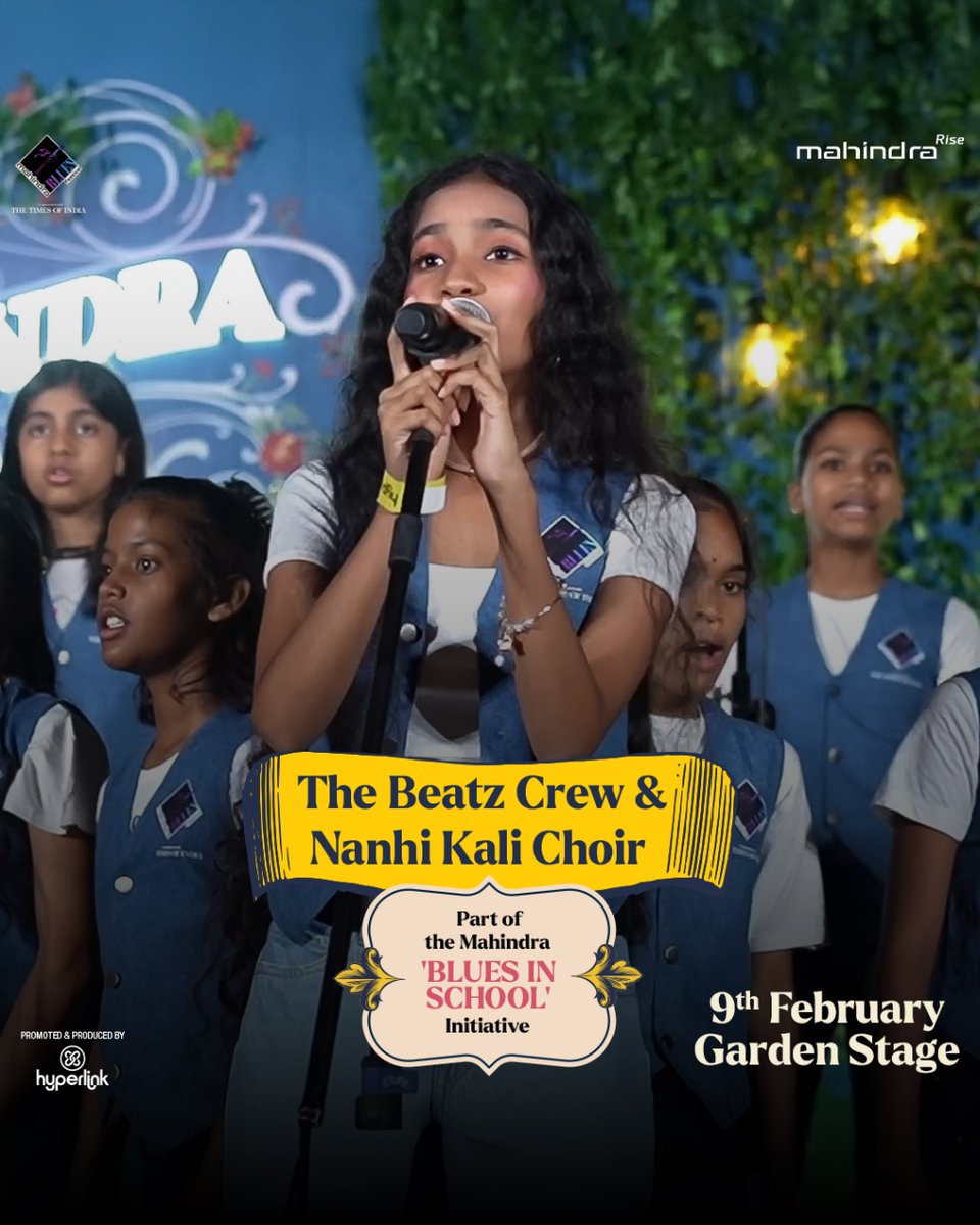 Big dreams, little stars – ready to shine! Watch the Nanhi Kali Choir &amp; The Beatz Crew create magic at #MBF2025!

Day 2, Mehboob Studio. Link in bio!

#MahindraBlues