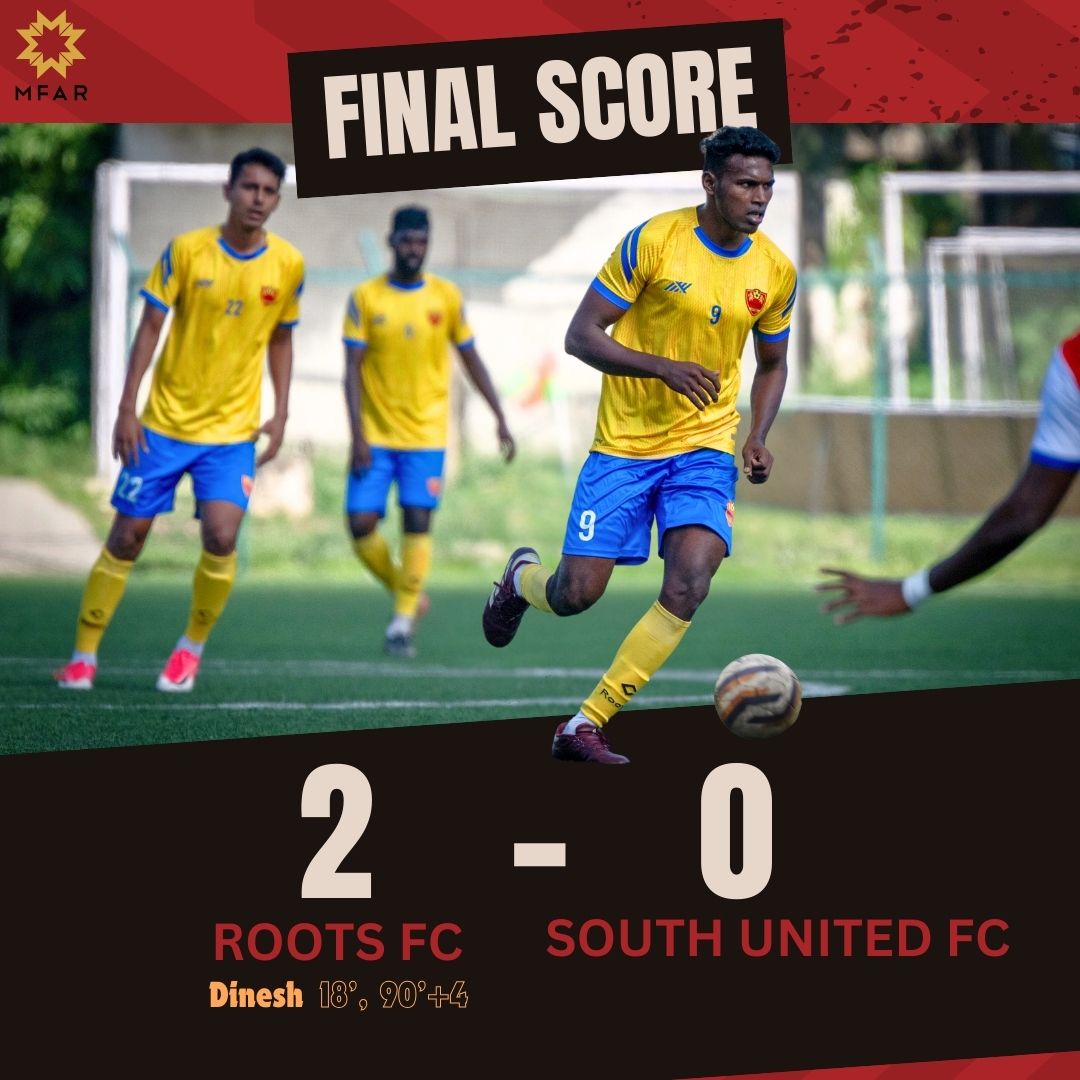 roots_football's tweet photo. FULL-TIME DOMINANCE!
🏁 RootsFC 2️⃣-0️⃣ South United FC
Two goals. Zero concessions. 100% passion on the pitch! 💪🔥 The roots run deep, and the grind never stops.
#GoRoots #RootsFC #RootsFootballSchool #BDFA #KSFA #SuperDivision #bengalurufootball #indianfootball #Football https://t.co/AO72K9Vl3y