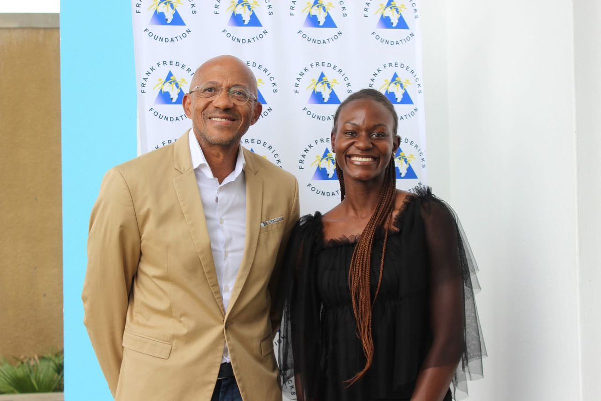 EagleFMNam's tweet photo. The Frank Fredericks Foundation has awarded Ndawana Haitembu with a N$20,000 scholarship to support her as she pursues an Honors degree in Sports Management at the University of Johannesburg.

Haitembu, an athlete specialising in the 100m, 200m, and relay events. Her commitment to both sports and education has been described as inspiring.

In 2023, she earned her Bachelor's degree in Sports Management from NUST, followed by an International-Level Athletes Education Program Certificate from the World Anti-Doping Agency in 2024.

On the tracks, she showcased her exceptional talent, winning silver medals in both the 100m and 200m at the 2024 National Senior Championships.

Frank Fredericks Foundation founder, Frank Fredericks, reaffirmed the foundation’s commitment to making goals possible for young athletes, stating that their aim is to help make possible the goals of talented athletes like Haitembu with the little the foundation has.

"We are delighted about your dedication to both sports and education. You are doing, and have done, exceptionally well. We wish you the best with your studies," stated Fredericks.