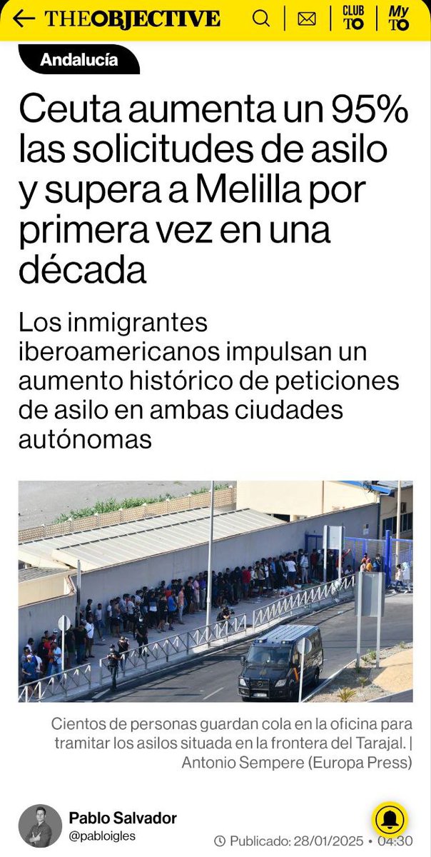 DLPCeuta's tweet image. 🇪🇦 ESPAÑA.

🔴Ceuta aumenta un 95% solicitudes de asilo y supera a Melilla por primera vez en una década.

👉Mientras ayer en Alemania el Bundestag aprobó resolución para cerrar fronteras a todos los solicitantes de asilo e inmigrantes ilegales y establecer controles fronterizos.