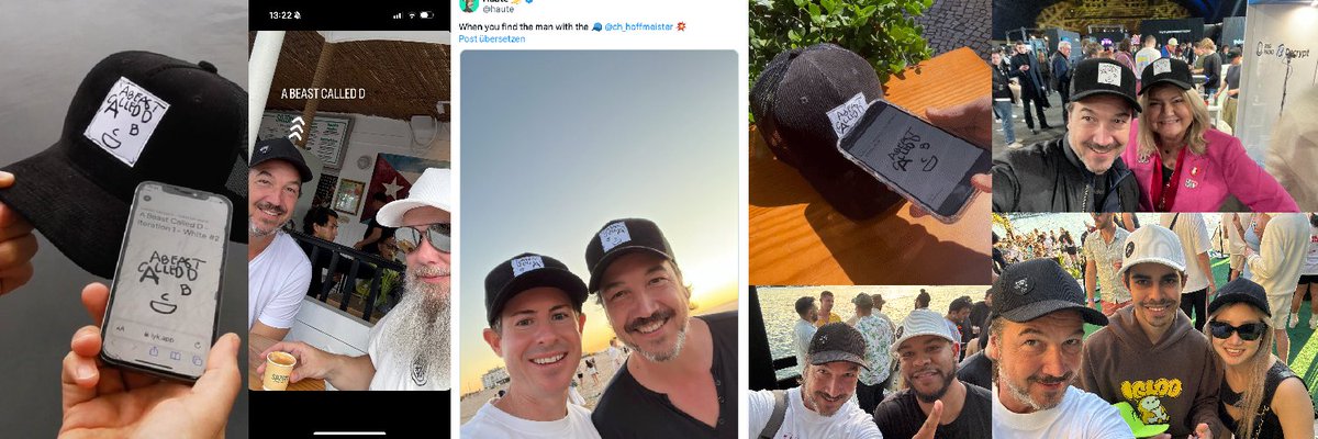 Want to grab one of our "not for sale" <a href="/iyk_app/">IYK</a> chipped caps during our Padel event at @NFTParis? 🎾🔥 Follow <a href="/ABeastCD/">A Beast called D</a>, like this post, and repost it! We'll draw the cap winners live at the event! 🚀🎉 lu.ma/pafpigjg🚀