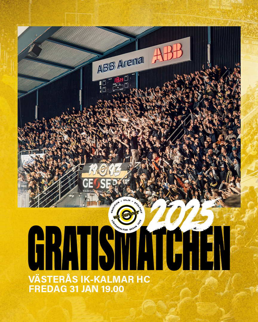 🤝 <a href="/VIKSupport/">VIK Support</a> 

Parallellt med våra företagspartners håller VIK Support i Gratismatchinsamlingen för privatpersoner.
Supportsumman kommer sedan adderas till den totala potten.

Vill du vara med och bidra swishar du till VIK Support på: 123 427 52 93 💛🖤