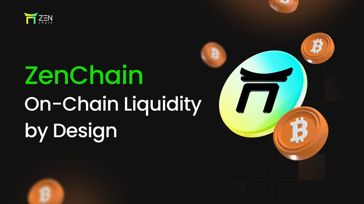 🚀 ZenChain is The Ultimate BTC Scaling Solution

Bitcoin security. Ethereum programmability. Zero compromises.

🔗 Trustless BTC interop (no 3rd parties, no custodians)
⚡ Millisecond finality &amp; low fees
💎 Dual staking rewards in ZCX &amp; ecosystem tokens
🌊 On-Chain Liquidity by