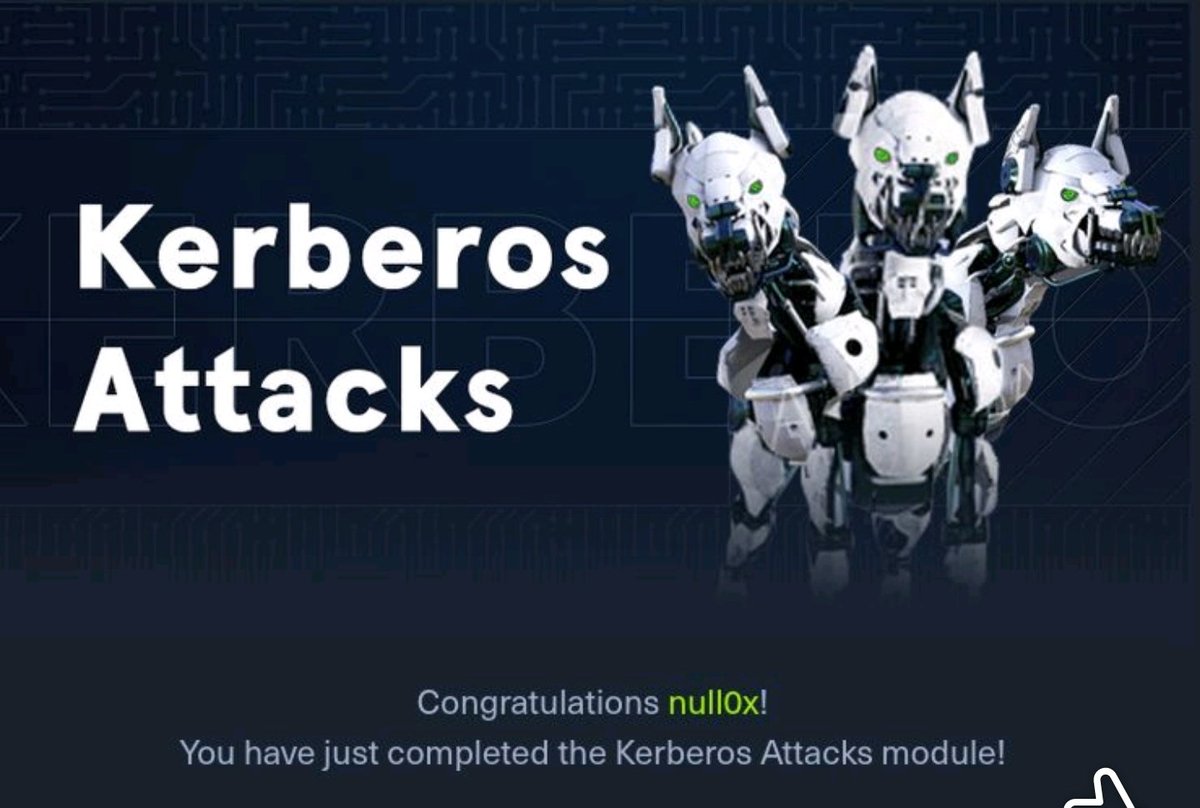Super cool module!! Love attacking AD 🤩 !  --> ✅<a href="/hackthebox_eu/">Hack The Box</a> CAPE PATH
 #HackTheBox #pentesting #ActiveDirectory
