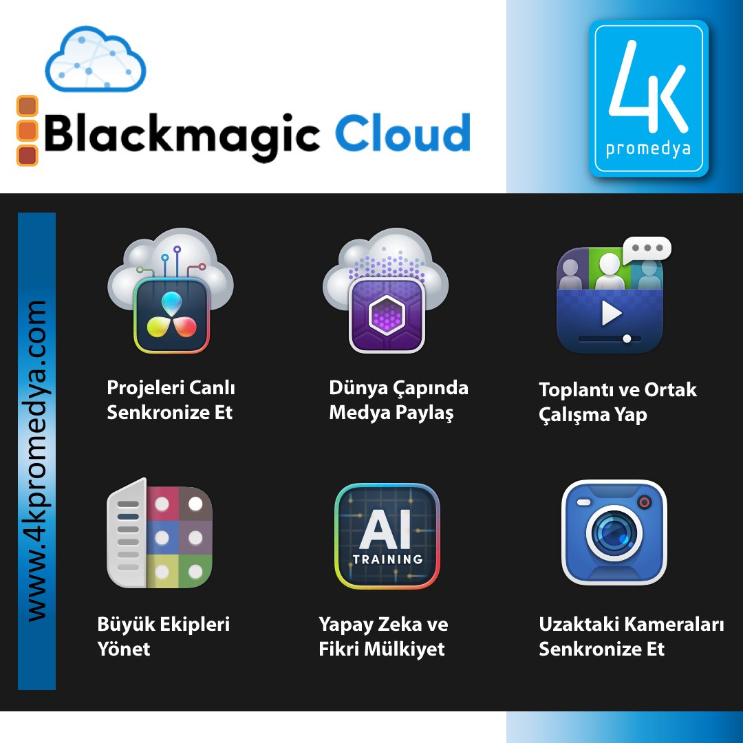 #BlackmagicCloud her bütçeye uygun çözümleriyle medya sektöründe devrim yaratıyor. Performans,taşınabilirlik ve tam özgürlük bir arada!

‣Detaylı bilgi ve sipariş için👇
☎️0️⃣2️⃣1️⃣2️⃣ 2️⃣2️⃣2️⃣ 0️⃣0️⃣3️⃣0️⃣
 📧 info@4kpromedya.com.tr
 🛒4kpromedya.com

#Blackmagic #cloudstorage