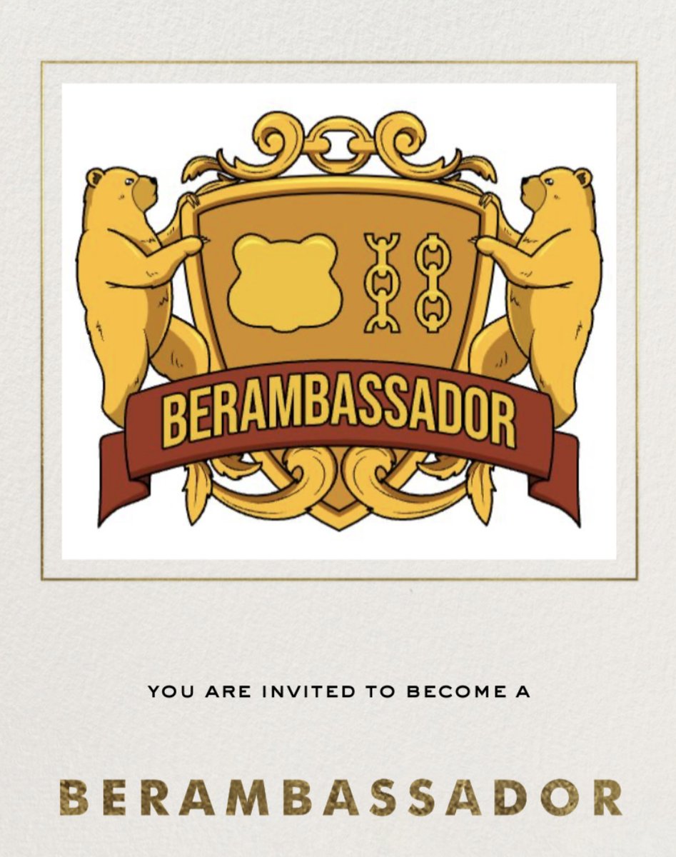 GM đầu năm ae nhé! Chúc ae năm mới 2025 đầu tư bình an 🎉

Tonny rất vinh dự khi được khai bút đầu năm và nhận lời mời trở thành "Ambassador" của @Berachain 🐻 tại Việt Nam trong năm 2025.

Anh em theo dõi <a href="/hc_capital/">HC Capital</a> chắc chắn đã quen thuộc với Tonny. Cả mình