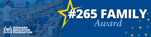 The Goddard Education Foundation is thrilled to announce the #265Family Award,  to recognize the outstanding educators and USD 265 employees who are making a difference within our #265Family and give them a chance to win $100 cash.  forms.gle/XXLSMhschVUmDe…