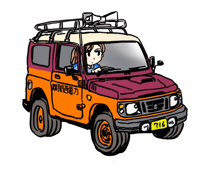 #みんなの描いていて楽しい要素を教えてよジムニー 