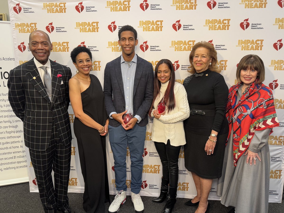 NancyatHeart's tweet photo. Last night’s #ImpactWithHeart event was an inspiring celebration bringing health and hope to communities. Congratulations to honorees Chris Thompson @SoberSidekick1 and Shavini Fernando @OxiWear and thanks to emcee @Sharon_Epperson, and special guest @RubenStuddard #HeartMonth https://t.co/hzYCKz6vBP