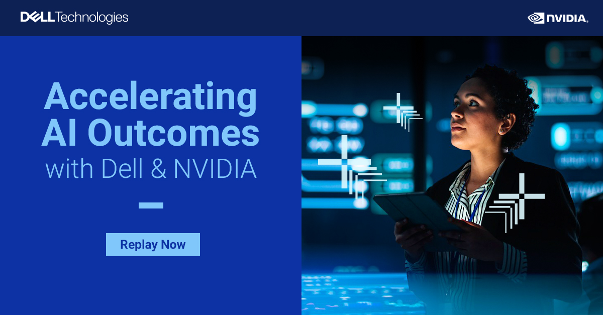 Watch webinars on-demand and learn how to unlock AI's full potential. From strategic planning to accelerated adoption, these sessions explore the vast potential of AI and help you go from vision to reality, with effective business outcomes. del.ly/6010xgdge #iwork4dell