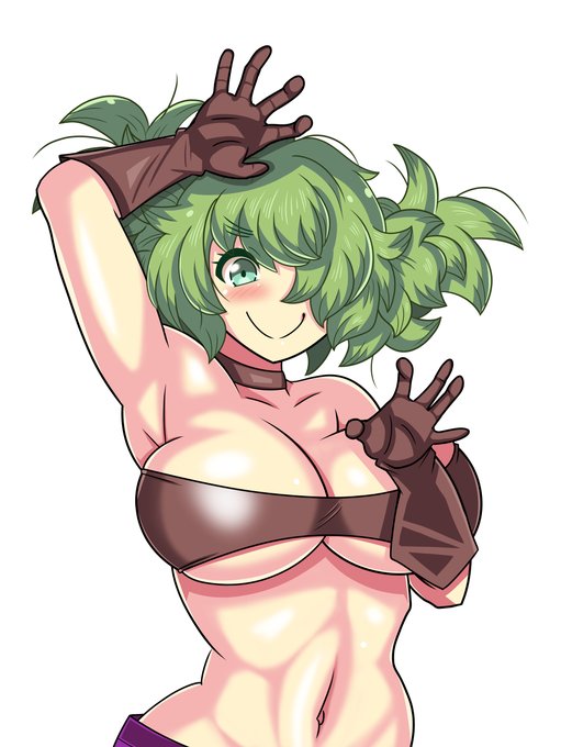 モチモチバビロンのアイドル・ドクモちゃんのFAです
#つっつきあーと 