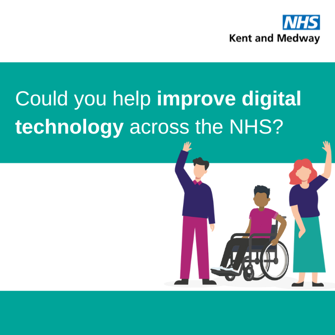 We are looking for 15 volunteers to join our NHS Kent and Medway Digital and Data Involvement Group, to help improve digital technology, and information across NHS and social care services. 

Interested? Please visit: ow.ly/PUqu50UPkAG