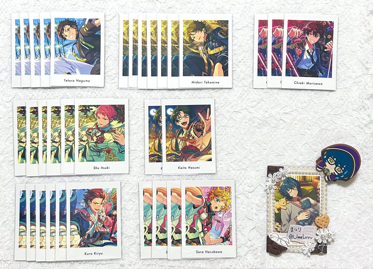 【交換】あんスタ ぱしゃっつ P.A.shots!! Vol.5 Action

譲)鉄虎 翠 千秋 宗 敬人 紅郎 宙

求)a つむぎ

◆ リットリンク必読
◇ 郵送(3点~)希望です
どうぞよろしくお願いいたします。