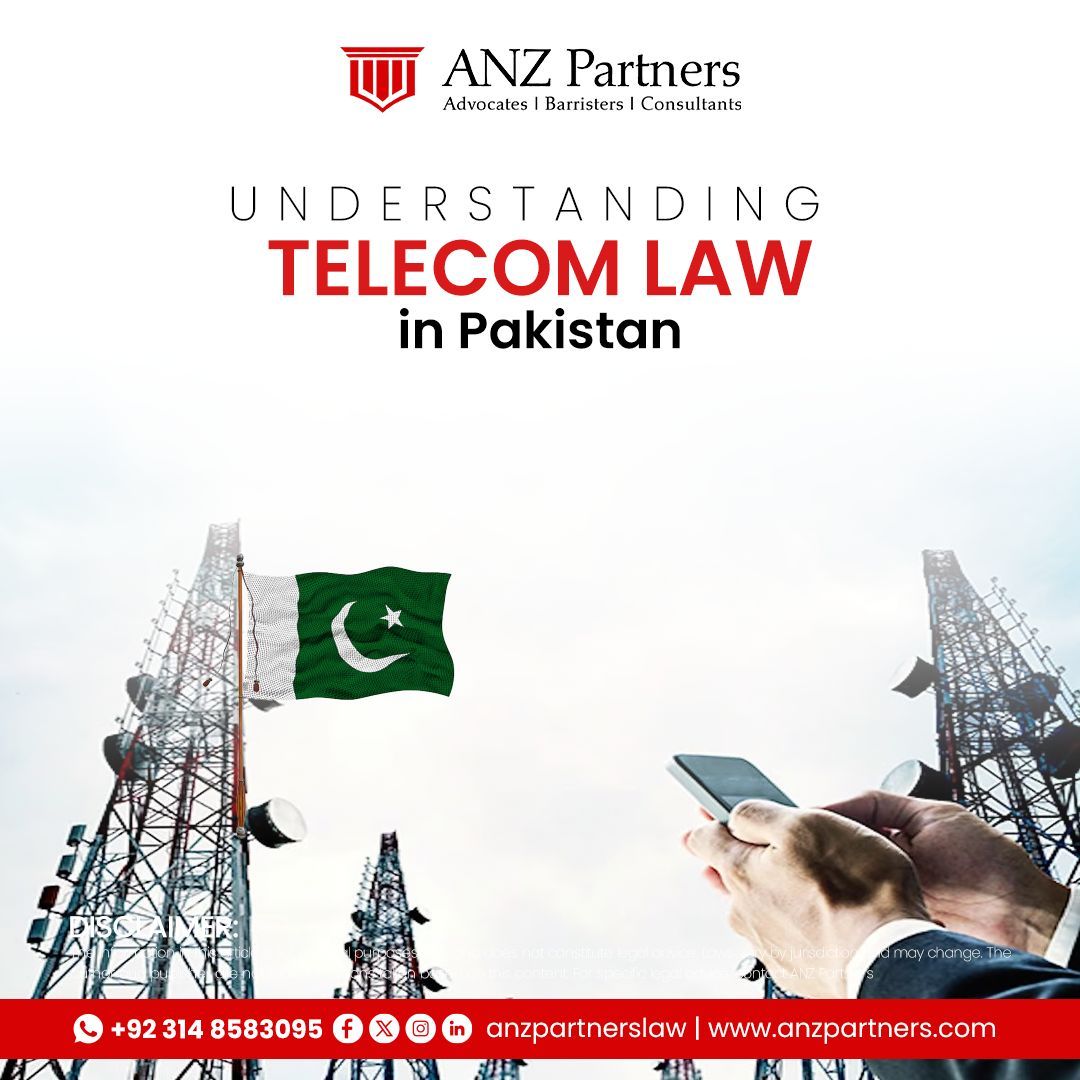 ANZPartnerslaw's tweet photo. The Pakistan Telecommunication Authority Act, 1996 mandates that telecom services in Pakistan must have a PTA license, promoting fair competition and protecting consumer rights, including a complaint forum. Stay informed about your rights!

For advise: 0314 85 83095

#TelecomLaw https://t.co/2WEyEZYoL4