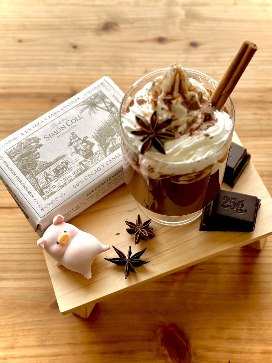 worst_hog's tweet image. 1/31は
#hotchocolateday 
ホットチョコレートの日.ᐟ

これは、カルディで噂の
溶かすだけでホットチョコレートになる
チョコレート