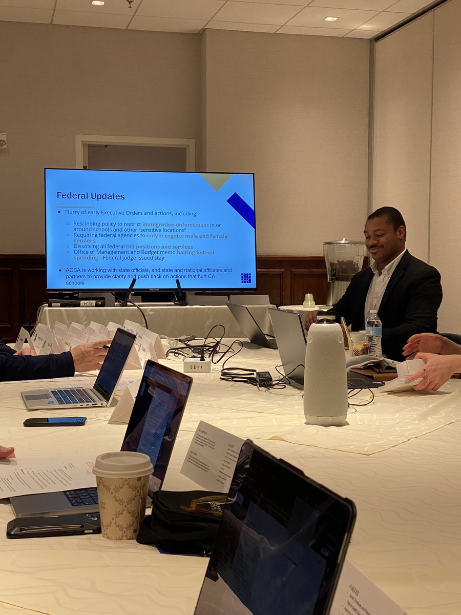 margieacsa's tweet photo. Grateful to serve as the staff liaison for ACSA’s Council of Small School Districts! Huge thanks to Melanie Matta for her leadership. Excited to share how this council drives advocacy &amp; member development for small districts across California. Looking forward to what’s ahead! https://t.co/IxcqjDPctS