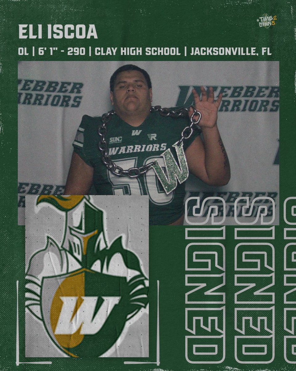 Eli Iscoa (@eli_iscoa) on Twitter photo Extremely excited to be blessed with this opportunity let’s get to work. Big thank you to everyone who recruited me and took the time to speak with me <a href="/WebberFB/">Webber Int'l University Football</a> <a href="/_CoachZack/">Zack Sharaf</a> <a href="/ClayHSFootball/">Clay High Football</a> <a href="/Coach_Kennard42/">Kyle Kennard</a> Extremely excited to be blessed with this opportunity let’s get to work. Big thank you to everyone who recruited me and took the time to speak with me <a href="/WebberFB/">Webber Int'l University Football</a> <a href="/_CoachZack/">Zack Sharaf</a> <a href="/ClayHSFootball/">Clay High Football</a> <a href="/Coach_Kennard42/">Kyle Kennard</a>