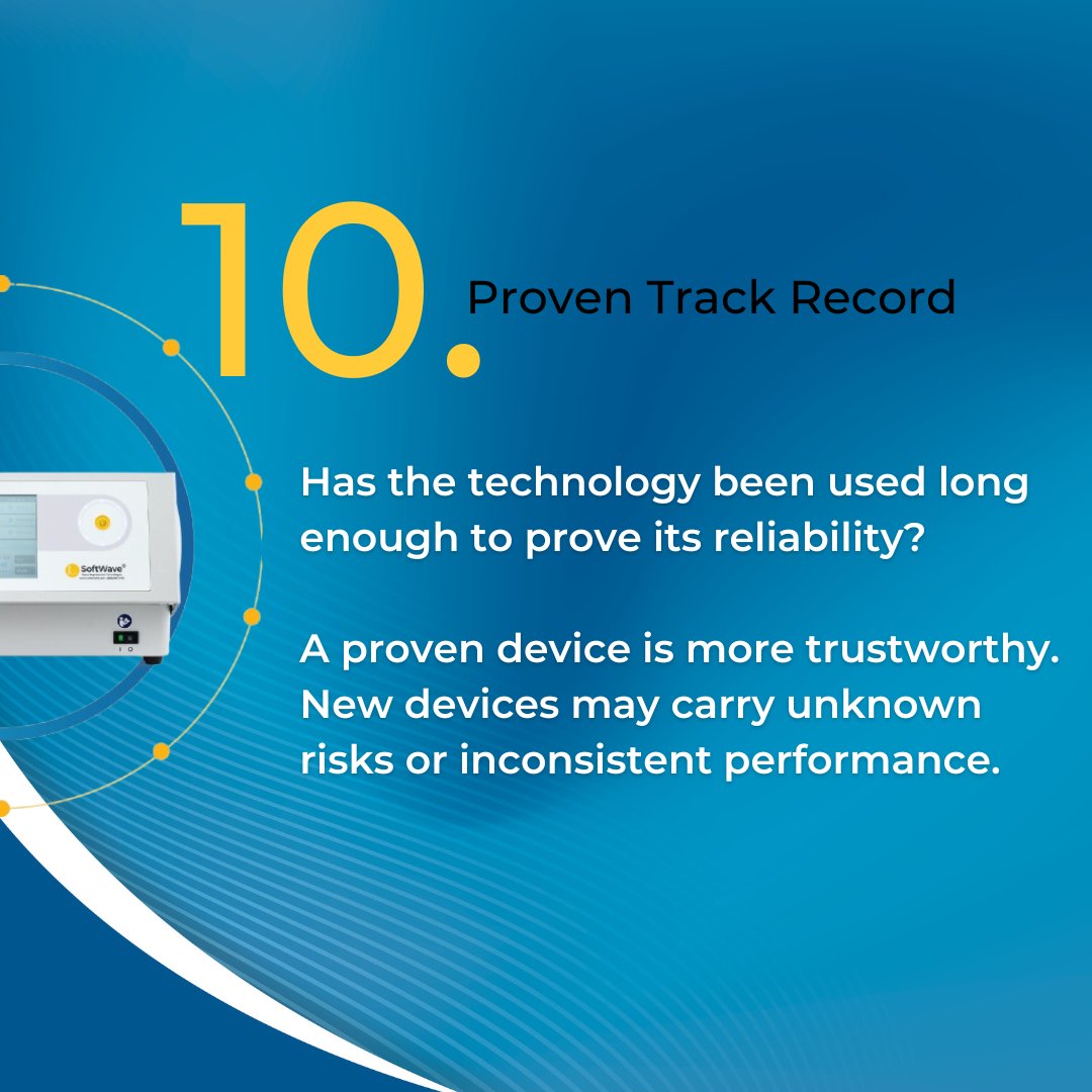 SoftwaveTRT's tweet image. 💡 Key Consideration #10: Proven Track Record

SoftWave Therapy is backed by clinical research and years of trusted performance—ensuring reliable results for your practice and patients. 💙

#SoftWaveTherapy #ProvenReliability #HealingYouCanTrust