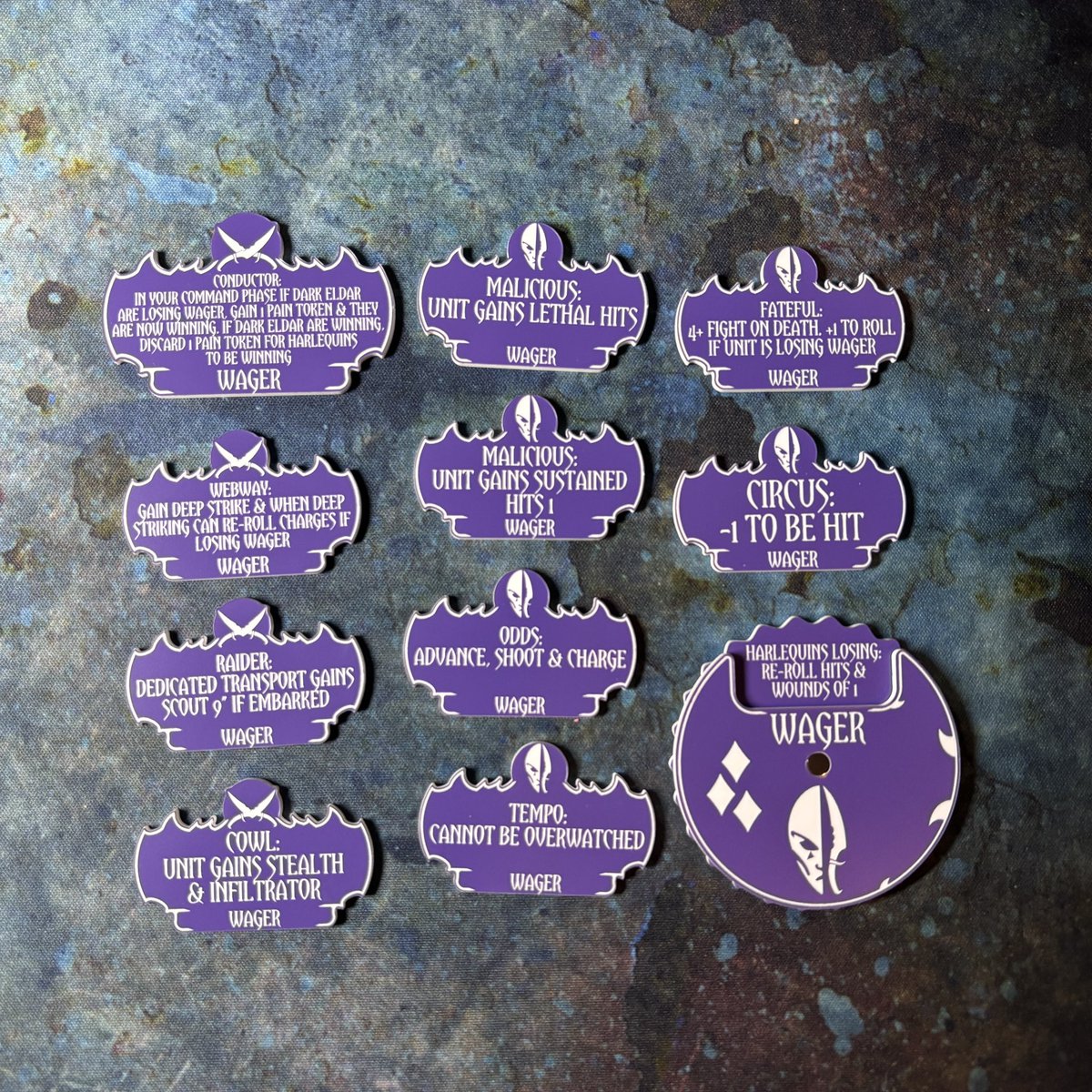 Embrace the competition with our new ‘Shadowspace Raiders Wager’ tokens with a unique wager tracker dial!

propaintedstudios.co.uk/products/shado…