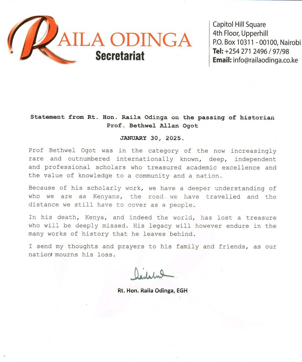 The Raila Odinga Amolo Foundation tweet media