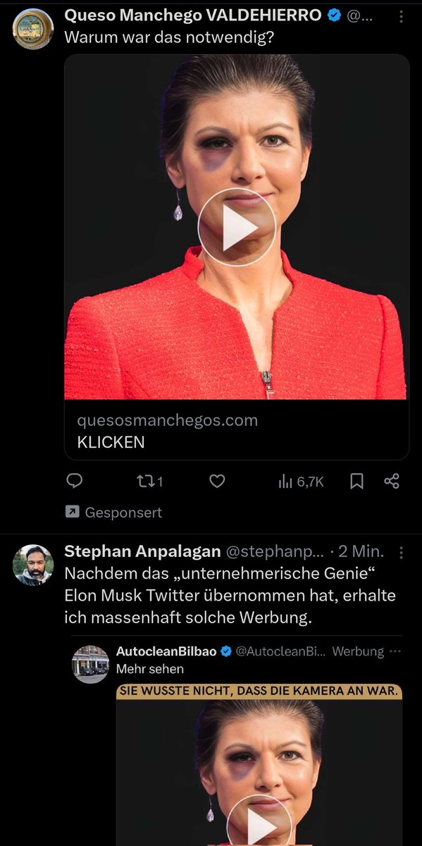esistdast's tweet photo. @stephanpalagan Kein Witz: Mein Feed gerade https://t.co/BhhJOH4U6Z