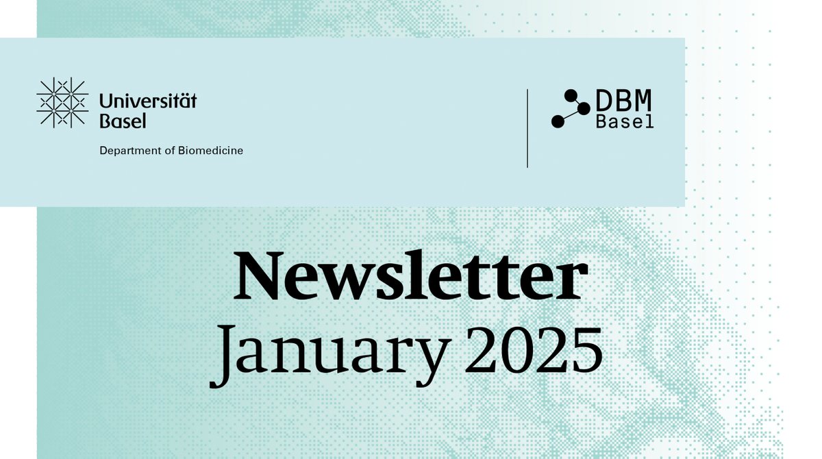 Department of Biomedicine (@depbiomedicine) on Twitter photo ✨Exciting news! The 9th issue of our DBM Newsletter is here! We hope you enjoy reading it.👇🏼👇🏼👇🏼
issuu.com/departementbio…
<a href="/DepBiomedicine/">Department of Biomedicine</a> #Newsletter #Research #Science #Biomedicine #TeamDBM ✨Exciting news! The 9th issue of our DBM Newsletter is here! We hope you enjoy reading it.👇🏼👇🏼👇🏼
issuu.com/departementbio…
<a href="/DepBiomedicine/">Department of Biomedicine</a> #Newsletter #Research #Science #Biomedicine #TeamDBM