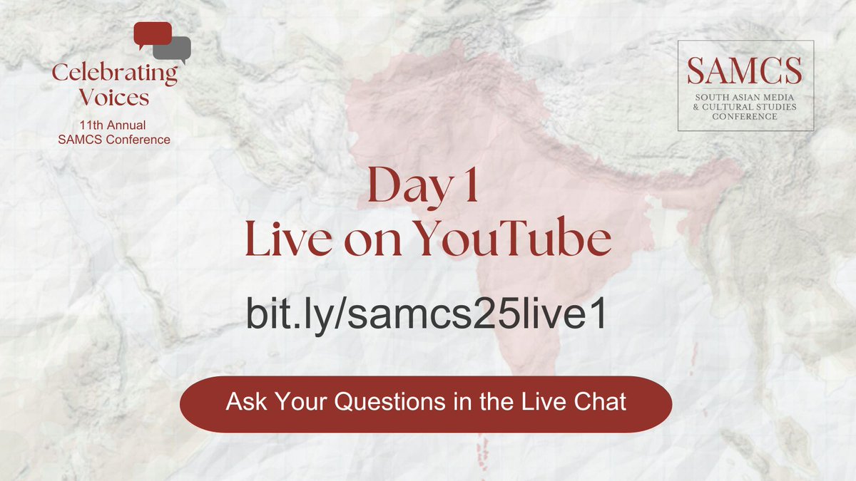 Enjoy the live stream of the Day 1 of the #SAMCS25 conference on YouTube. Ask your questions to the panelists in the live chat.