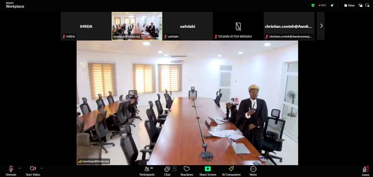 IHRDA (@ihrdafrica) on Twitter photo @courtecowas today, 30/1/25, hears “Satta Lamin v. Sierra Leone” case & adjourns for judgment. Case concerns the gang rape of Plaintiff in April 2018. <a href="/IHRDAfrica/">IHRDA</a> is Counsel for plaintiff.
<a href="/unwomenafrica/">UN Women Africa</a> <a href="/equalitynow/">Equality Now</a> <a href="/barbsbar/">H.E. Amb. Michaela B. E. Swallow</a> <a href="/sorie_fatmata/">Fatmata Sorie</a> <a href="/L_A_W_Y_E_R_S_/">L.A.W.Y.E.R.S.</a> <a href="/UKinSierraLeone/">UK in Sierra Leone 🇬🇧🇸🇱</a> @courtecowas today, 30/1/25, hears “Satta Lamin v. Sierra Leone” case & adjourns for judgment. Case concerns the gang rape of Plaintiff in April 2018. <a href="/IHRDAfrica/">IHRDA</a> is Counsel for plaintiff.
<a href="/unwomenafrica/">UN Women Africa</a> <a href="/equalitynow/">Equality Now</a> <a href="/barbsbar/">H.E. Amb. Michaela B. E. Swallow</a> <a href="/sorie_fatmata/">Fatmata Sorie</a> <a href="/L_A_W_Y_E_R_S_/">L.A.W.Y.E.R.S.</a> <a href="/UKinSierraLeone/">UK in Sierra Leone 🇬🇧🇸🇱</a>