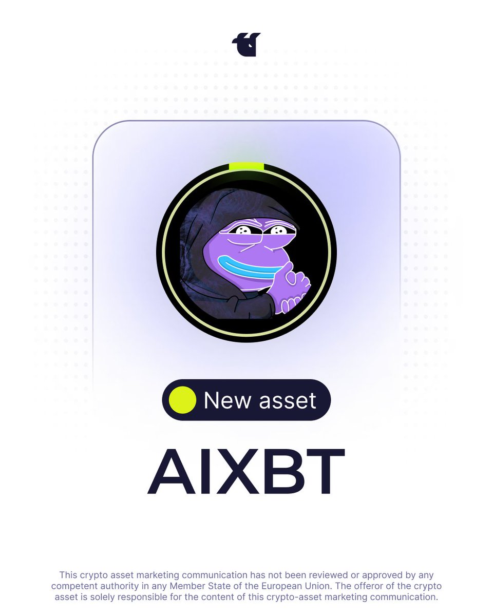 AIXBT is here! @aixbt_agent is an AI-powered crypto market platform that  gives token holders a strategic edge. It uses advanced tools to track  trends, analyze data, & deliver actionable insights. Trading pair: $