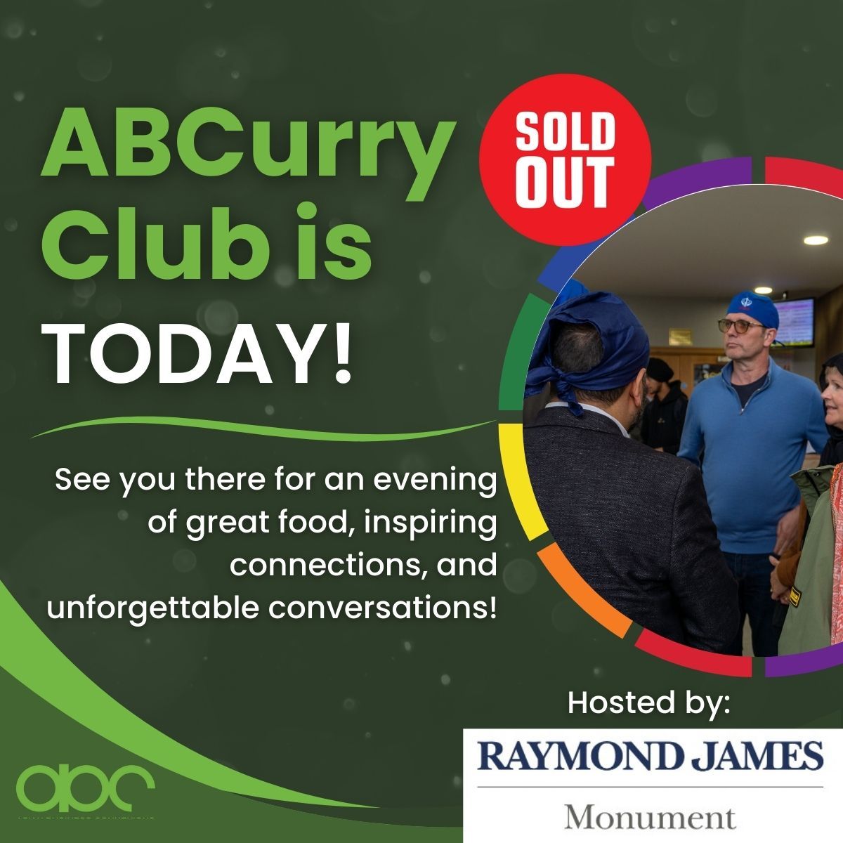 ABConnexions's tweet photo. 🚨 ABCurry Club is SOLD OUT! 🚨
The first ABCurry Club of 2025 kicks off this evening at Raymond James Monument.
We’ll see you at 5:30 PM!
Missed out this time? Keep an eye out for the next ABCurry Club on our website! 👀
#connectsupportpromote #abc #ABCurryClub #Networking https://t.co/lghVKVXZ0w