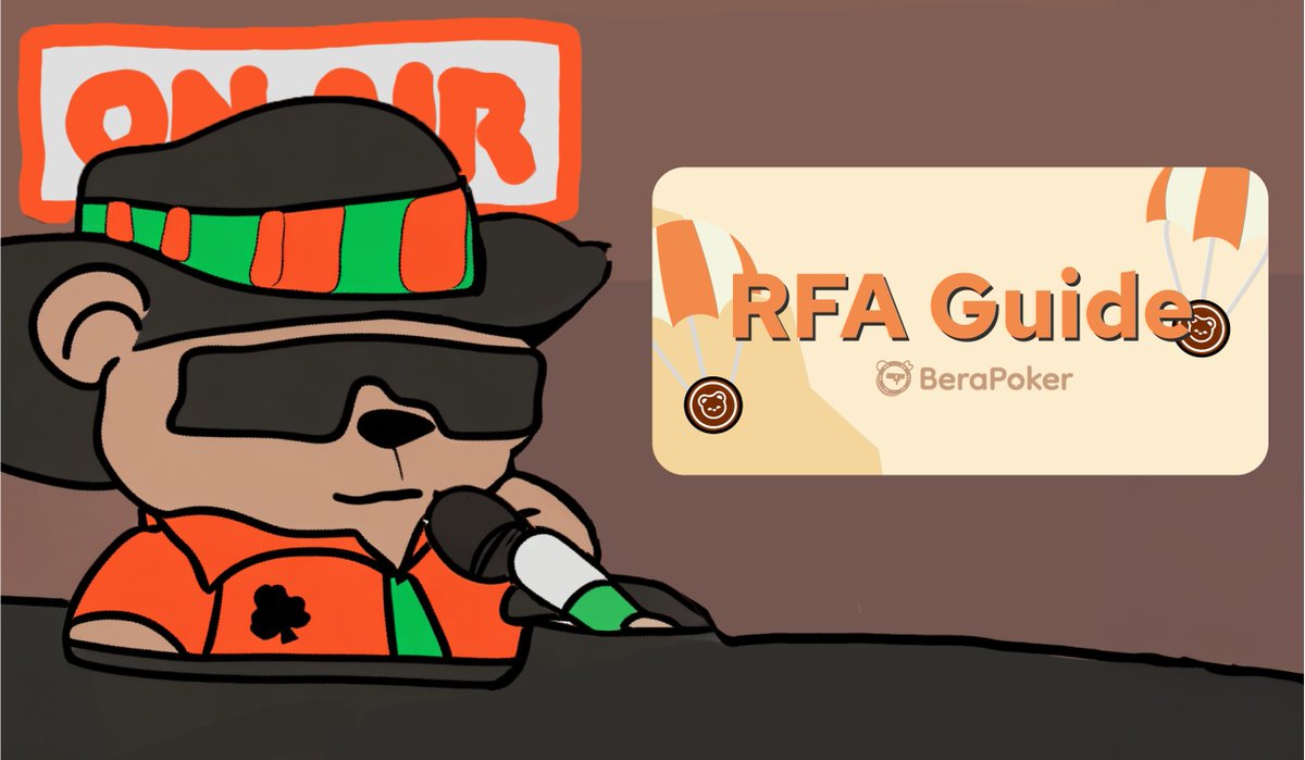 🎙 BeraPoker AMA just before Q5 Mainnet 🎙

Join <a href="/kid20_link/">kid🐻❤️ | BeraPoker</a>'s AMA as he dives into the project’s future plans(RFA, snapshots, NFTs, and more...🤔) 

📅 Jan 31st @ 1:00 PM UTC
📍 BeraPoker's Twitter Space
x.com/berapoker_/sta…

Good questions should be selected🧐

1/4