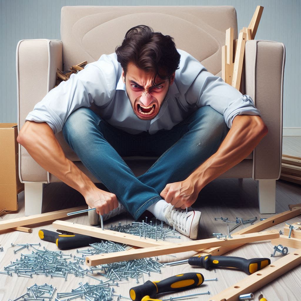 Am I right

Does the plenty of screws/nails/tongues/nuts strain you while assembling your new armchair?

A. YES
B. NO

#YesorNo