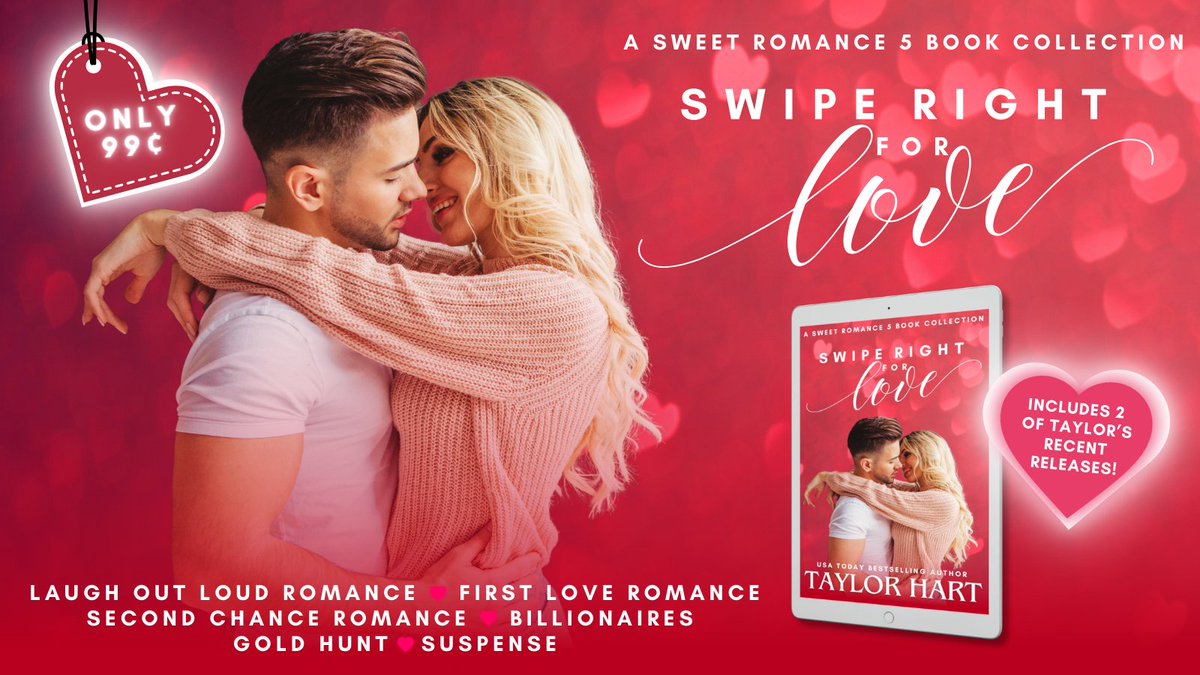 Enjoy this get away from your life ROMANCE! 5 Book Sweet Romance Collection for only 99¢! It includes 2 of my recent releases!

Laugh out loud Romance ✔️
First Love Romance ✔️
Second Chance Romance ✔️
Billionaires ✔️
Gold Hunt ✔️
Suspense ✔️

amzn.to/4hApXBA