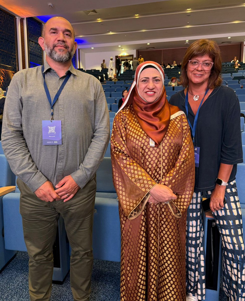 _CLACSO's tweet photo. 🇴🇲Encuentro con Rahma Ibrahim Al Mahroogi, 
Ministra de Educación Superior, Investigación e Innovación de Omán. CLACSO en #MuscatISC
🖇️+ info: https://t.co/xFvV8sTyhp https://t.co/Q9zCop9g8p