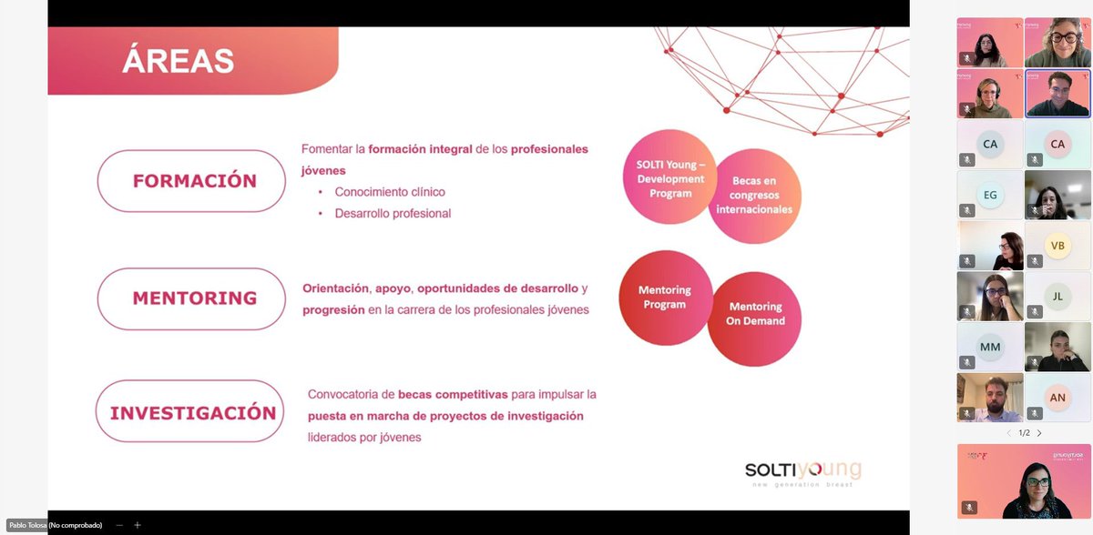 SOLTI #cancerresearch (@_solti) on Twitter photo ATENCIÓN porque hoy hemos celebrado LA 1ª SESIÓN de SOLTI Young – Development Program!
<a href="/OrtegaTolosa/">Pablo Tolosa Ortega</a> y <a href="/elia_segui/">Elia Seguí, MD</a> han coordinado una jornada con <a href="/MilanaBeSirven/">Milana Bergamino Sirven</a> , que ha tratado sobre tratamiento hormonal y terapias dirigidas a la progresión de iCDK4/6. Luego le hemos dado ATENCIÓN porque hoy hemos celebrado LA 1ª SESIÓN de SOLTI Young – Development Program!
<a href="/OrtegaTolosa/">Pablo Tolosa Ortega</a> y <a href="/elia_segui/">Elia Seguí, MD</a> han coordinado una jornada con <a href="/MilanaBeSirven/">Milana Bergamino Sirven</a> , que ha tratado sobre tratamiento hormonal y terapias dirigidas a la progresión de iCDK4/6. Luego le hemos dado