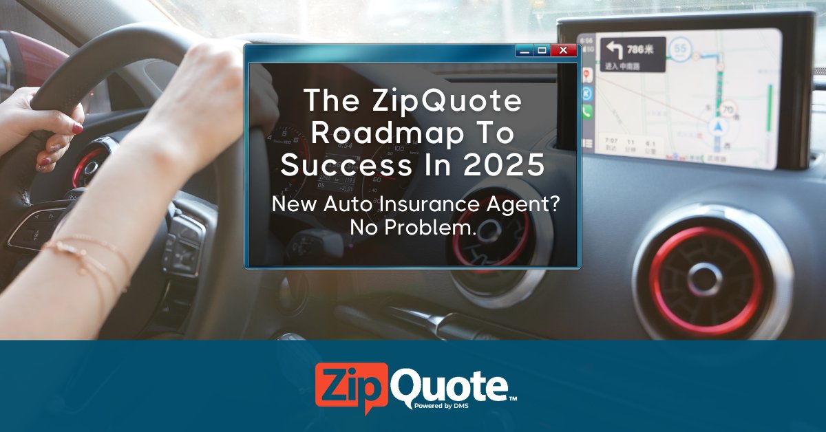 ZipQuote's tweet photo. New insurance agent? No problem. Check out ZipQuote's latest blog article for fresh ways to engage insurance shoppers in 2025! These 5 strategies are perfect for new insurance agents looking to start strong and gain success in the industry!📈 https://t.co/pFQyTgALPe