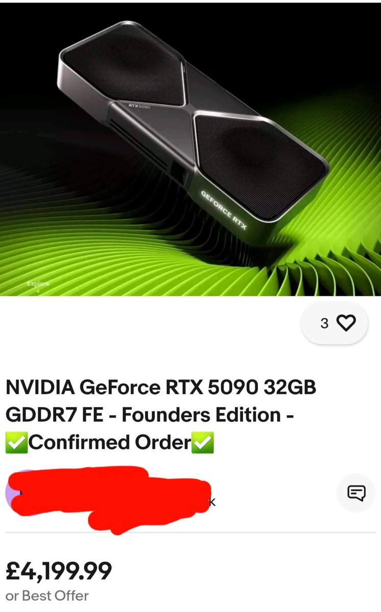 Twas_By_Design's tweet photo. They sold out immediately in the UK  of course, once again endless scalpers on Ebay... Guess I'm not upgrading.

#Nvidea 
#nvidia5000 https://t.co/O0X9qfpNow