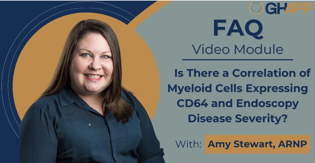 Could myeloid cells and their CD64 expression hold the key to understanding Crohn’s disease severity? Amy Stewart, NP, is diving deep into how these immune cells shape inflammation and influence treatment strategies. #CrohnsDisease #Immunology

View here!: bit.ly/4jCzedV